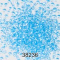 Бисер Чехия круглый 5 10/0 2.3 мм 500 г 38236 (Ф362) св.синий