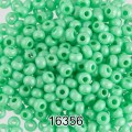 Бисер Чехия круглый 4 10/0 2.3 мм 500 г 16356 (Ф404) салатовый