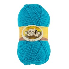 Пряжа ADELIA "TINA"   100\% акрил   5 шт. х  100 г  308 м ± 10 м №139 яр.голубой