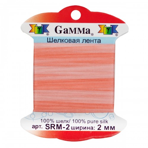 "Gamma"   шелковая   SRM-2   ФАСОВКА   0.2 -  2 мм  9.1 м ± 0.5 м M040 бл.розовый/розовый