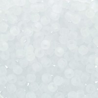Бисер Япония "TOHO" 11/0   круглый 2   2.2 мм  5 х  5 г №0001F белый матовый