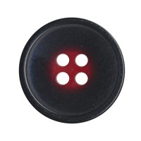Пуговица костюмная с проколами "Gamma"   DX 0029   32 " ( 20 мм)  12 шт №008/820 черный/красный