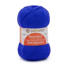 Пряжа Пехорская ПТ "Бисерная"   100\% акрил   5 шт. х  100 г  450 м ± 20 м №242 гжель