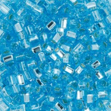 Бисер Япония "TOHO" CUBE №2   1.5 мм  5 х  5 г №0023 св.голубой