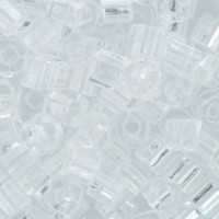 Бисер Япония "TOHO" CUBE №1   3 мм  5 х  5 г №0001 прозрачный