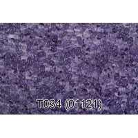 Бисер Чехия "GAMMA" TWIN 3   321-96001   2.5 x 5 мм  10 х  5 г  1-й сорт T034 св.фиолетовый ( 01121 )