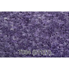 Бисер Чехия "GAMMA" TWIN 3   321-96001   2.5 x 5 мм  10 х  5 г  1-й сорт T034 св.фиолетовый ( 01121 )