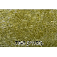Бисер Чехия "GAMMA" TWIN 3   321-96001   2.5 x 5 мм  10 х  5 г  1-й сорт T043 т.салатовый ( 01152 )