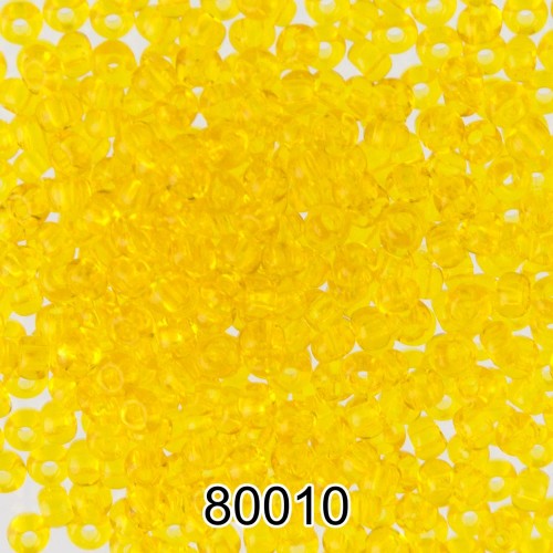 Бисер Чехия круглый 3   10/0   2.3 мм  500 г 80010 (Ф126) желтый