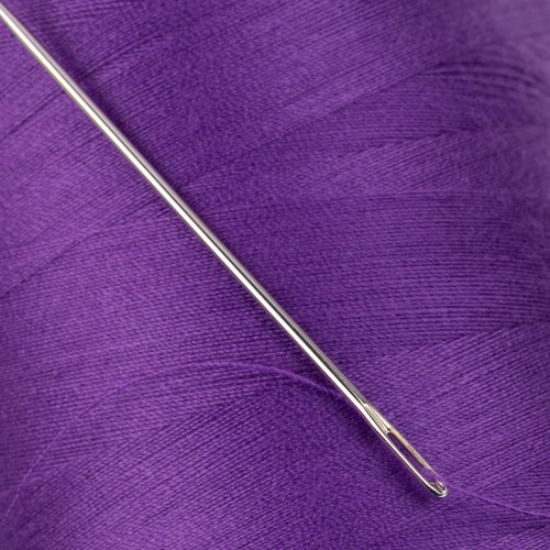 Швейные нитки (полиэстер) 40/2   "Nitka"  ( 101-200 )  4570 м №183 т.сиреневый