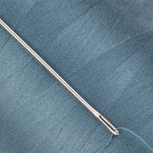 Швейные нитки (полиэстер) 40/2   "Nitka"  ( 301-400 )  4570 м №312 серо-голубой