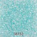 Бисер Чехия круглый 1 10/0 2.3 мм 500 г 38153 (Ф510) св.бирюзовый
