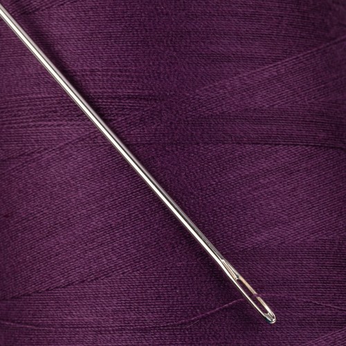 Швейные нитки (полиэстер) 40/2   "Nitka"  ( 101-200 )  4570 м №174 т.лиловый