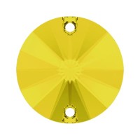 Страз 3200   цветн.   10 мм  кристалл   24 шт  в пакете желтый мат. (yellowopal 231)