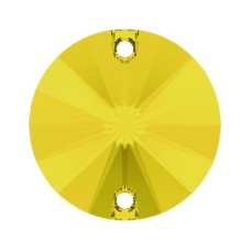 Страз 3200   цветн.   10 мм  кристалл   24 шт  в пакете желтый мат. (yellowopal 231)