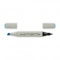 SMA-01 0.7 мм - 7 мм перо круглое/скошенное 1 шт. G345 св. голубая бирюза/Baby Blue