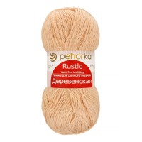 Пряжа Пехорская ПТ "Деревенская"   100\% шерсть   10 шт. х  100 г  250 м ± 15 м №442 натуральный
