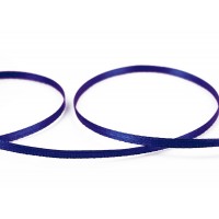 Лента атласная 3 мм ( 1/8 ")  "Gamma"   AL-3P   двухстор.   91.4 м №094 синий