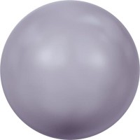 Бусина стеклянная 5810   8 мм  10 шт  в пакете   под жемчуг   кристалл серый (mauve 160)