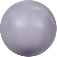 Бусина стеклянная 5810   8 мм  10 шт  в пакете   под жемчуг   кристалл серый (mauve 160)