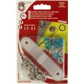Кнопка KOH-I-NOOR 16 (1213-030 №2) рубашечные Baby металл цветные d 10 мм 15 шт. 992 бирюзовый