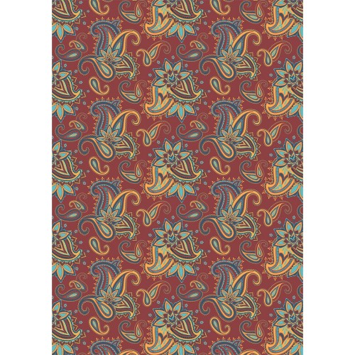 Ткань для пэчворка PEPPY   СКАЗОЧНЫЙ ВОСТОК   ФАСОВКА   50 x 55 см  146 г/кв.м ± 5   100\% хлопок СВ-08 красный