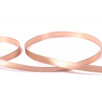 Лента атласная 6 мм ( 1/4 ")  "Gamma"   33 м ± 2 м №060 бежевый