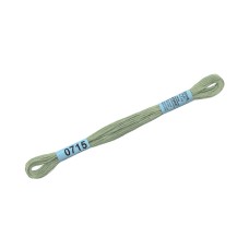 Нитки для вышивания "Gamma"    мулине  ( 0207-0819 )  100\% хлопок   24 x  8 м №0715 св.зеленый