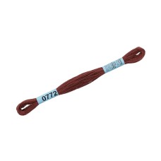 Нитки для вышивания "Gamma"    мулине  ( 0207-0819 )  100\% хлопок   24 x  8 м №0772 коричневый