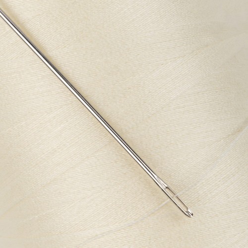 Швейные нитки (полиэстер) 40/2   "Nitka"  ( 301-400 )  4570 м №376 слон.кость