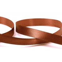 Лента атласная 12 мм ( 1/2 ")  "Gamma"   33 м ± 2 м №122 св.коричневый