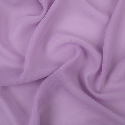 Ткань PC-02   Poly Chiffon   84 г/кв.м ± 5 г/кв.м  147 см ± 2 см  100\% полиэстер №09 св.сиреневый
