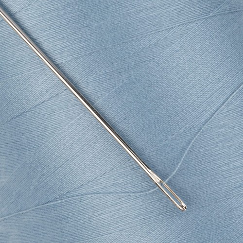 Швейные нитки (полиэстер) 40/2   "Nitka"  ( 301-400 )  4570 м №327 серо-голубой