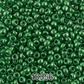 Бисер Чехия круглый 6 10/0 2.3 мм 500 г 18356 (Ф653) св.зелёный/металлик