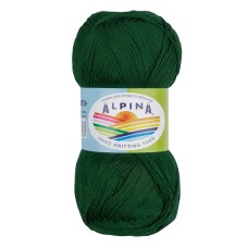 Пряжа ALPINA "VIVEN"   100\% бамбук   10 шт. х  50 г  405 м ± 15 м №07 зеленый
