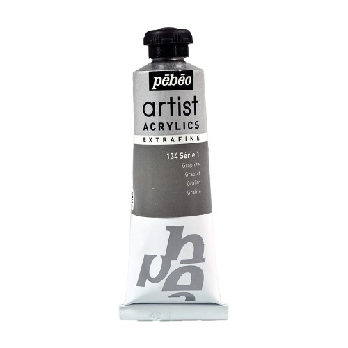 Краска акриловая "PEBEO"   Artist Acrylics extra fine №1   37 мл 906-134 графит