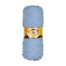 Пряжа ADELIA "MIMI"   100\% полиэстер   5 шт. х  100 г  80 м ± 4 м №04 голубой