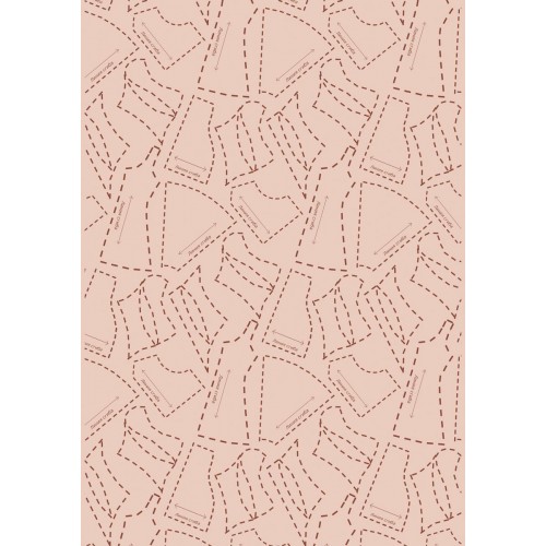 Ткань для пэчворка PEPPY   ВЕК МОДЫ   ФАСОВКА   50 x 55 см  146 г/кв.м ± 5   100\% хлопок ВМ-05 розовый