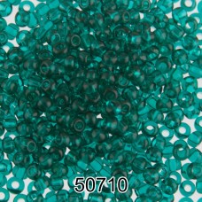 Бисер Чехия круглый 2   10/0   2.3 мм  500 г 50710 (Ф113) изумрудный