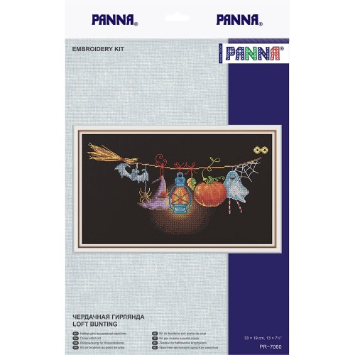 Набор для вышивания "PANNA" PR-7060   "Чердачная гирлянда" 33  х 19  см