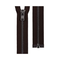 Молния Металл оксид (черный никель) ZIP 8B   однозамковая   90 см Тип 8   10 шт  разъёмная   "Gamma" №295 т.коричневый