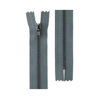 Молния Металл оксид (черный никель) ZIP 3B   однозамковая   18 см Тип 3   10 шт  неразъёмная   "Gamma" №304 серый