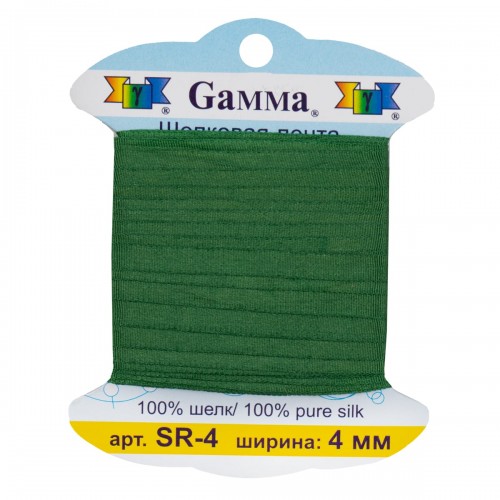 "Gamma"   шелковая   SR-4   ФАСОВКА   0.2 -  4 мм  9.1 м ± 0.5 м №194 зеленый