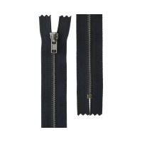 Молния Металл оксид (черный никель) ZIP 3B   однозамковая   20 см Тип 3   10 шт  неразъёмная   "Gamma" №316 коричнев.хаки