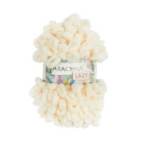 Пряжа ARACHNA "LAZY"   100\% микрополиэстер   5 шт. х  100 г  8.5 м ± 0.2 м №03 сливочный