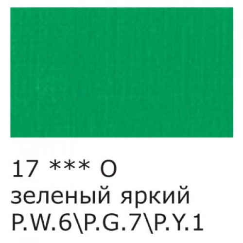 Краска акриловая "VISTA-ARTISTA"   Studio   глянцевая   VAAG-75   75 мл 17 Зеленый яркий (Bright Green)