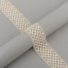 Гипюр "Gamma"   57 мм  GGM-5701   в пакете   10 м ± 0.2   Турция GP014BE бежевый