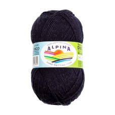 Пряжа ALPINA "DISCO"   86\% хлопок, 14\% полиамид   10 шт. х  50 г  150 м ± 4 м №07 т.синий
