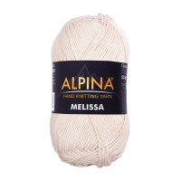 Пряжа ALPINA "MELISSA"   95\% вискоза, 5\% кашемир   10 шт. х  50 г  125 м ± 6 м №09 бл.розовый