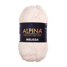 Пряжа ALPINA "MELISSA"   95\% вискоза, 5\% кашемир   10 шт. х  50 г  125 м ± 6 м №09 бл.розовый